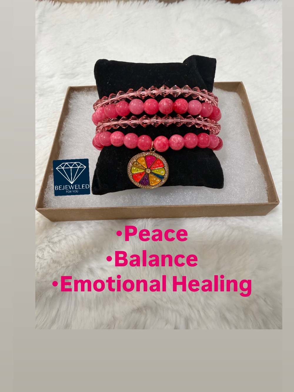 Hot Pink Jade Bracelet Stack!